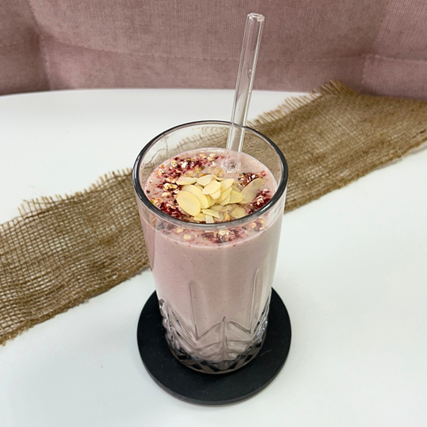 Cremiger Erdbeer-Bananen-Smoothie