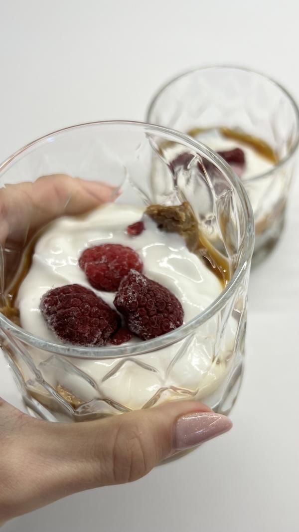 Gesunder Tiramisu im Glas